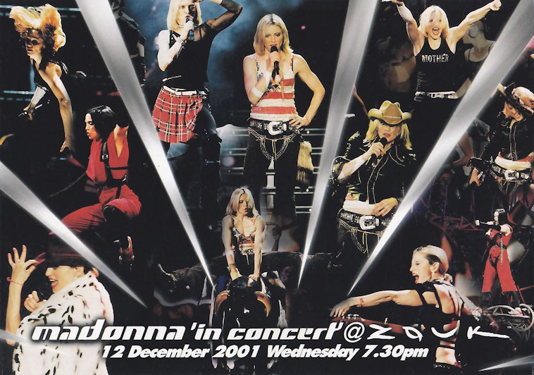 Madonna in Concert 12 December 2001